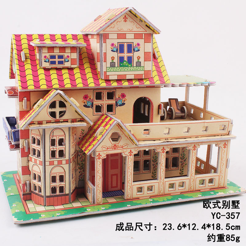 Lắp ghép mô hình biệt thự